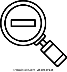 Zoom Out New Creative Icon Design Vector