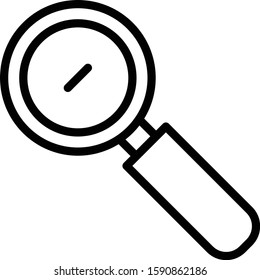 Zoom out outline icon. linear style sign for mobile concept and web design. 