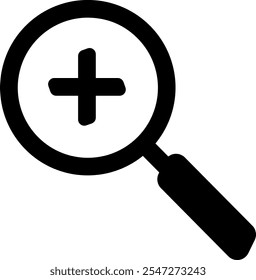 zoom out out zoom search seo research magnifying glass plus 4484