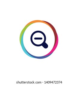 Zoom Out - Vector App Icon