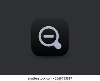 Zoom Out - Vector App Icon