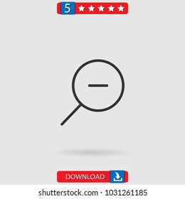 zoom out vector icon