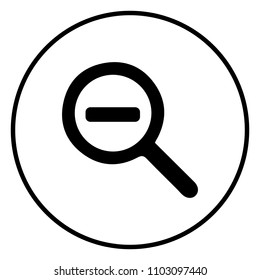 zoom out vector icon