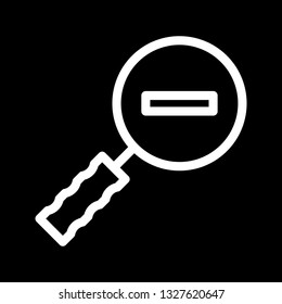 Zoom Out Vector Icon
