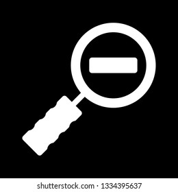 Zoom Out Vector Icon