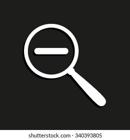 Zoom out - vector icon