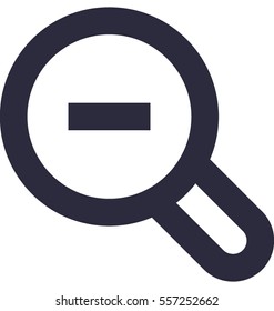 Zoom Out Vector Icon