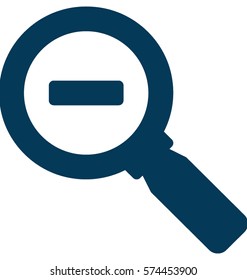 Zoom Out Vector Icon