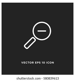 Zoom out vector icon