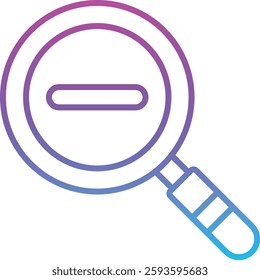 Zoom Out vector icon. Can be used for printing, mobile and web applications.