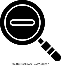 Zoom Out vector icon. Can be used for printing, mobile and web applications.