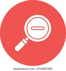 Zoom Out vector icon. Can be used for printing, mobile and web applications.