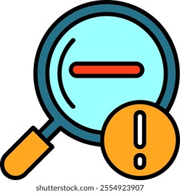 Zoom out Vector Icon Design Symbol
