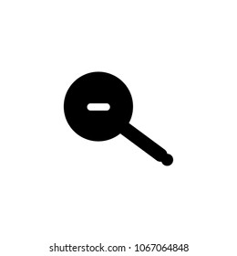 Zoom Out Vector Icon Illustration For Web And Mobile App Isolated On White Backround.Ui/Ux