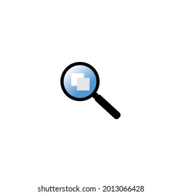 Zoom Out vector simple icon perfect design