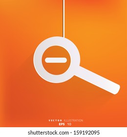 Zoom out web icon