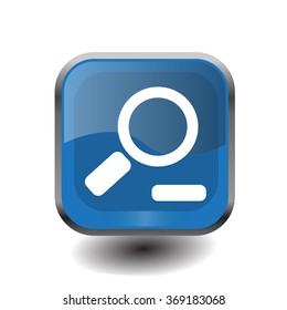 Zoom out, web icon. Vector design