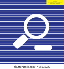 Zoom out, web icon. Vector design