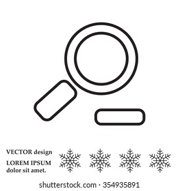 Zoom out, web line icon. Vector design