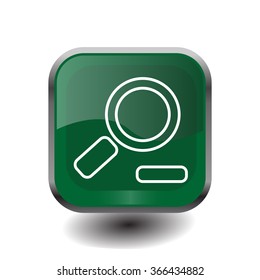 Zoom out, web line icon. Vector design