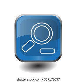 Zoom out, web line icon. Vector design