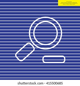 Zoom out, web line icon. Vector design