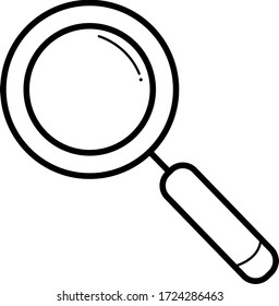 Zoom Search Icon Vector Symbol