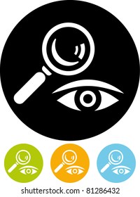 Zoom search – Vector icon