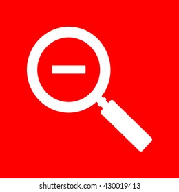 Zoom sign illustration