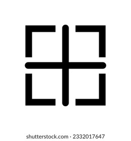 Zoom. Icono de ampliación. Vector.