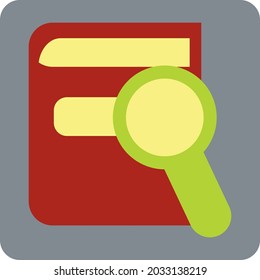 Zoom symbol, illustration, vector, on a white background.