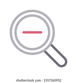 zoom vector colour line icon