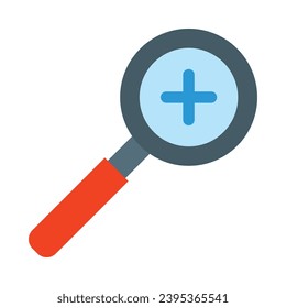 Zoom In Vector Flat Icon For Personal And Commercial Use.
