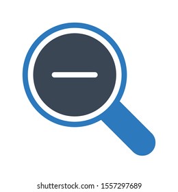 zoom vector glyph colour icon