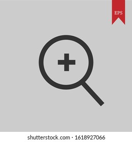 Zoom vector graphics illustration, it can be used for icons, web logos, profile icons and even application logos,