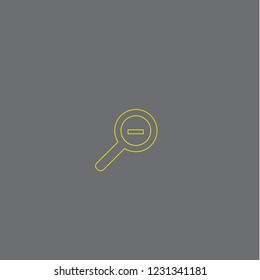 Zoom in vector icon