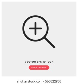 Zoom vector icon