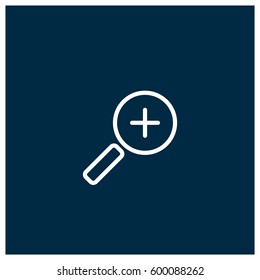 Zoom vector icon