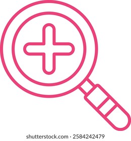 Zoom In vector icon. Can be used for printing, mobile and web applications.