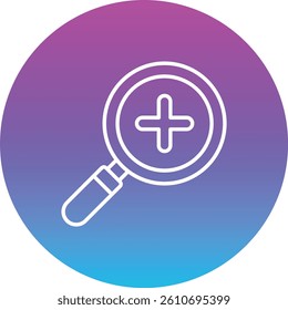 Zoom In vector icon. Can be used for printing, mobile and web applications.