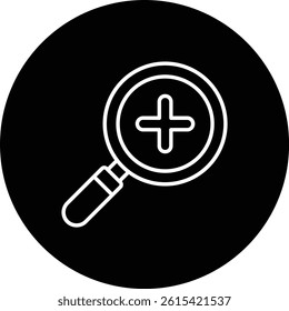 Zoom In vector icon. Can be used for printing, mobile and web applications.