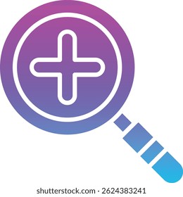 Icono de Vector de acercamiento. Se puede utilizar para aplicaciones de impresión, móviles y de Web.