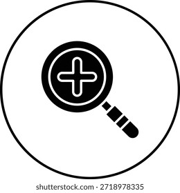 Icono de Vector de acercamiento. Se puede utilizar para aplicaciones de impresión, móviles y de Web.