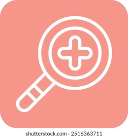 Zoom in Vector Icon Design Illustration