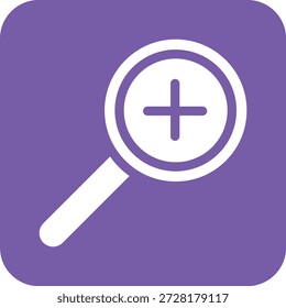 Zoom in Vector Icon Design Illustration