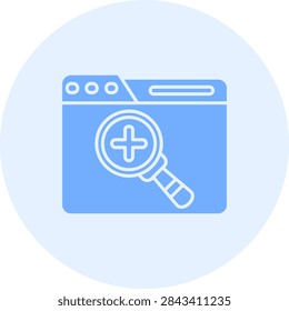 Zoom in vector Icon Design Illustration