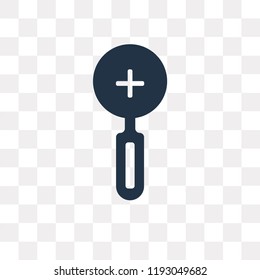 Zoom in vector icon isolated on transparent background, Zoom in transparency concept can be used web and mobile