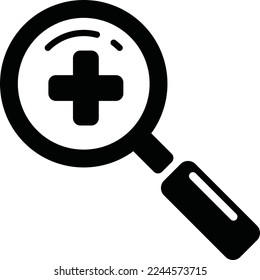 Zoom vector icon, magnify symbol. Modern, simple flat vector illustration for web site or mobile app