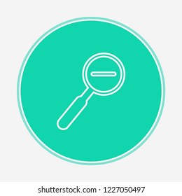 Zoom vector icon sign symbol