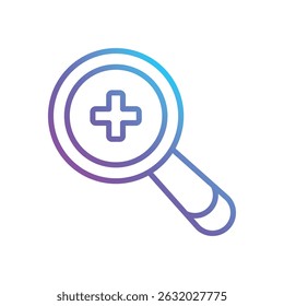 Vergrößern Vektorsymbol-Stockgrafik